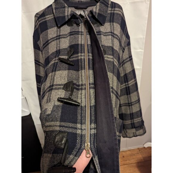 daniel cremieux Signature Collection Mens Size XL Wool Blend Peacoat Toggle - Picture 15 of 16